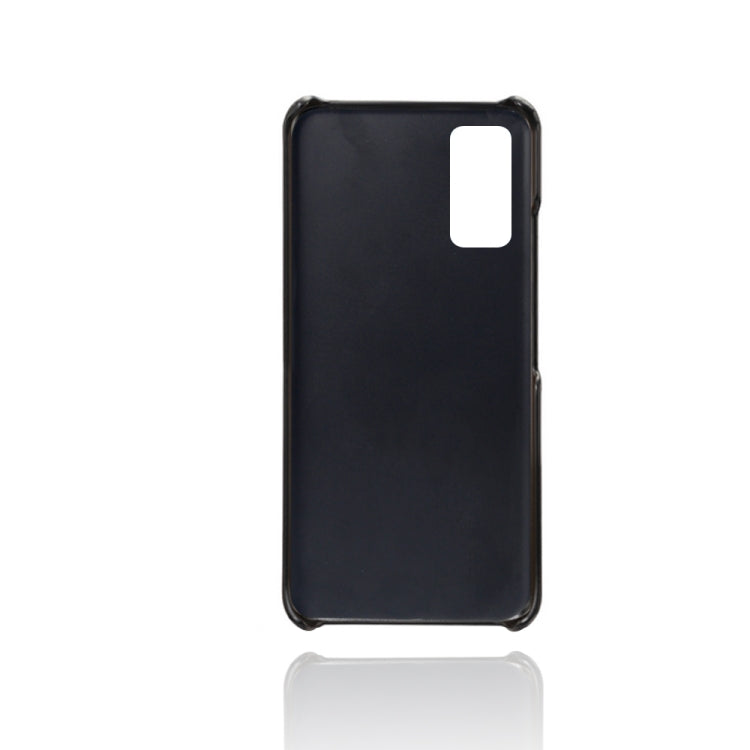 For Honor V30 Pro Calf Texture PC + PU Phone Case
