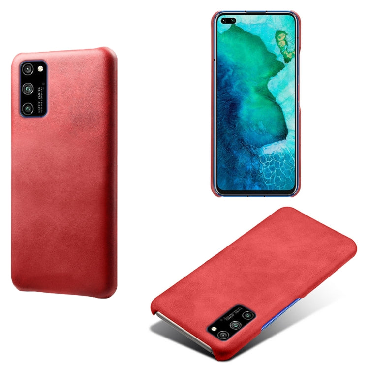 For Honor V30 Pro Calf Texture PC + PU Phone Case