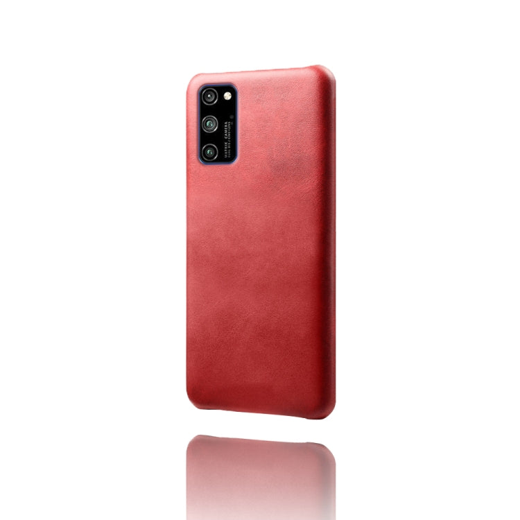 For Honor V30 Pro Calf Texture PC + PU Phone Case