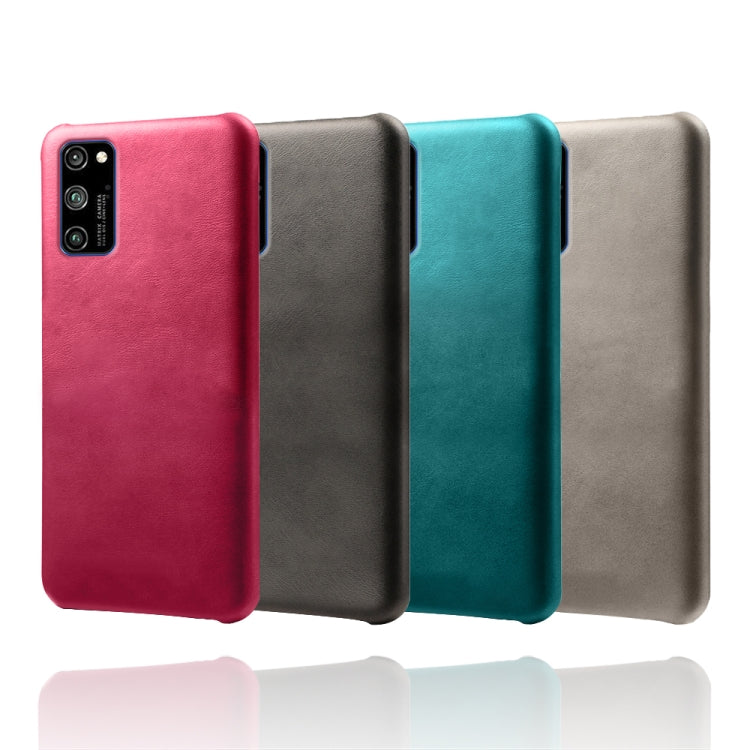For Honor V30 Pro Calf Texture PC + PU Phone Case