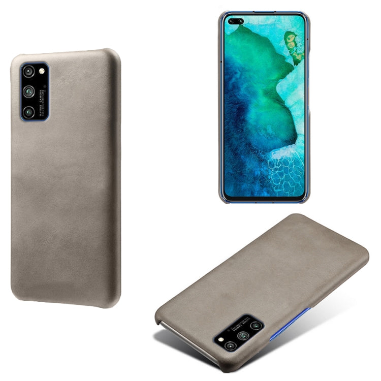 For Honor V30 Pro Calf Texture PC + PU Phone Case