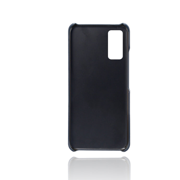 For Honor V30 Pro Calf Texture PC + PU Phone Case