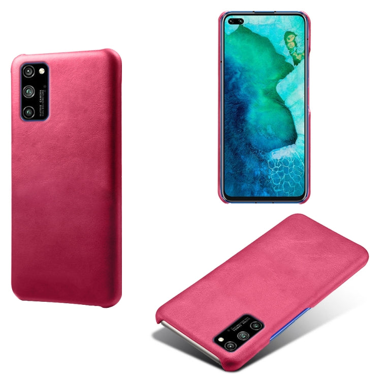 For Honor V30 Pro Calf Texture PC + PU Phone Case