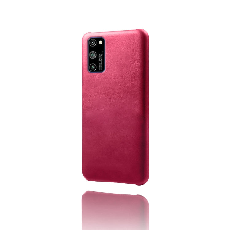 For Honor V30 Pro Calf Texture PC + PU Phone Case