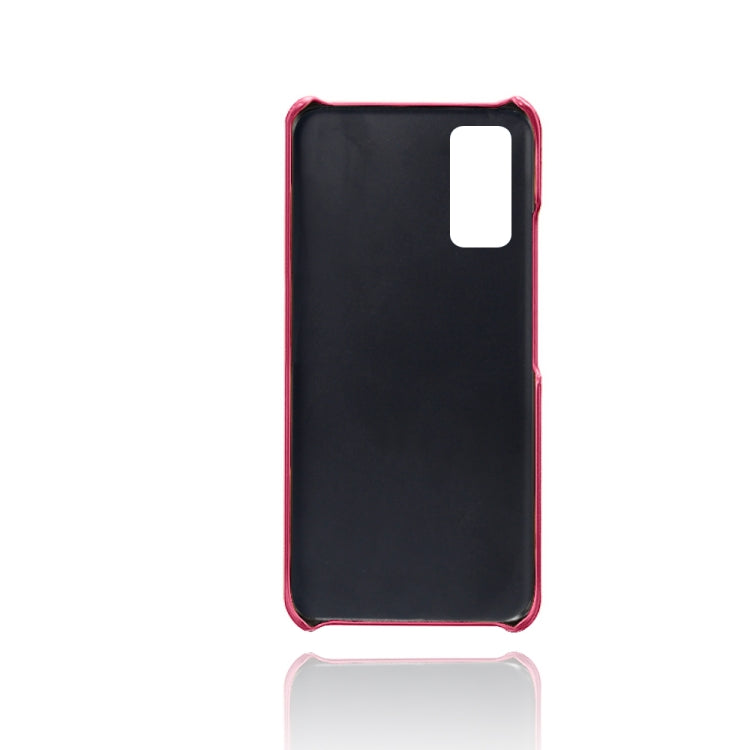 For Honor V30 Pro Calf Texture PC + PU Phone Case