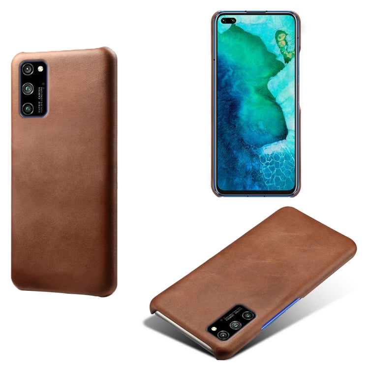 For Honor V30 Pro Calf Texture PC + PU Phone Case