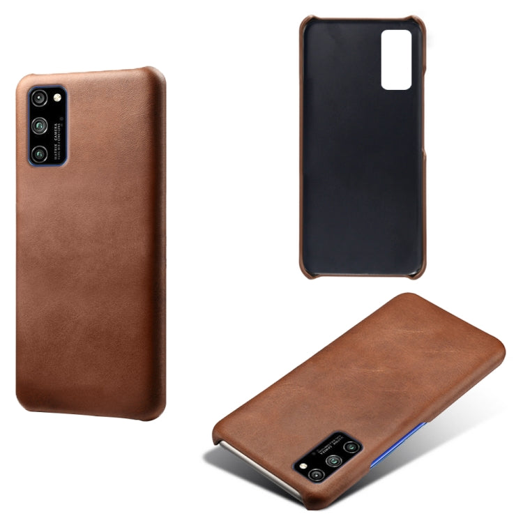 For Honor V30 Pro Calf Texture PC + PU Phone Case
