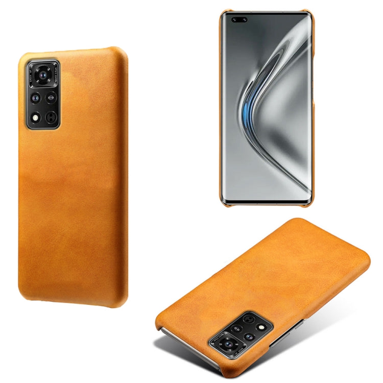 For Honor V40 5G Calf Texture PC + PU Phone Case