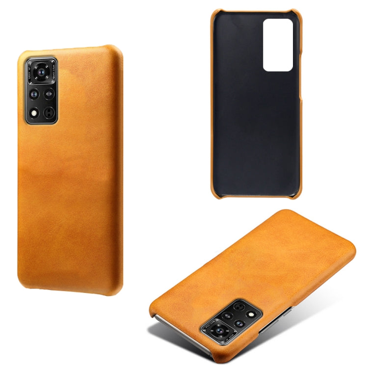 For Honor V40 5G Calf Texture PC + PU Phone Case