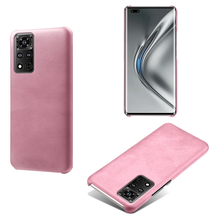 For Honor V40 5G Calf Texture PC + PU Phone Case
