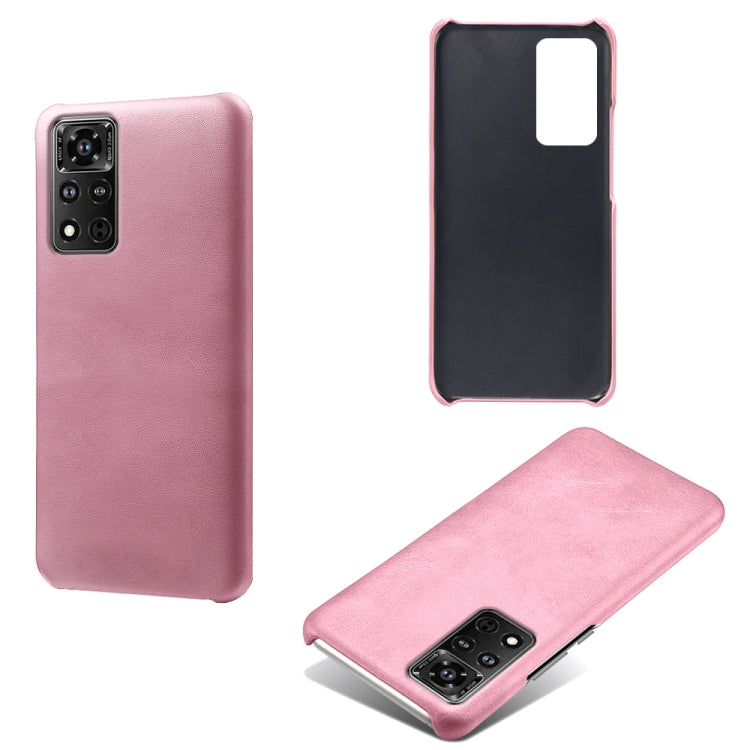 For Honor V40 5G Calf Texture PC + PU Phone Case