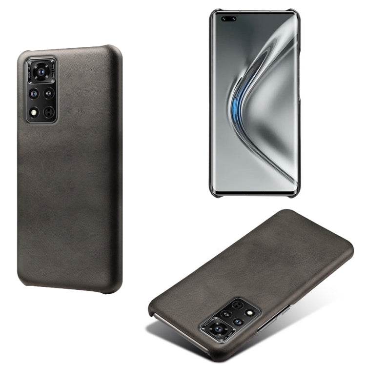 For Honor V40 5G Calf Texture PC + PU Phone Case
