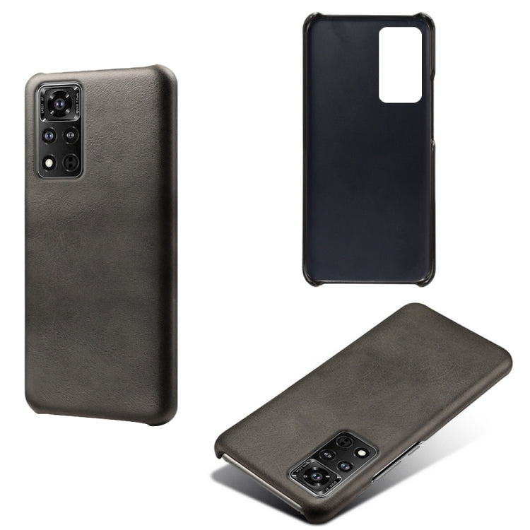 For Honor V40 5G Calf Texture PC + PU Phone Case