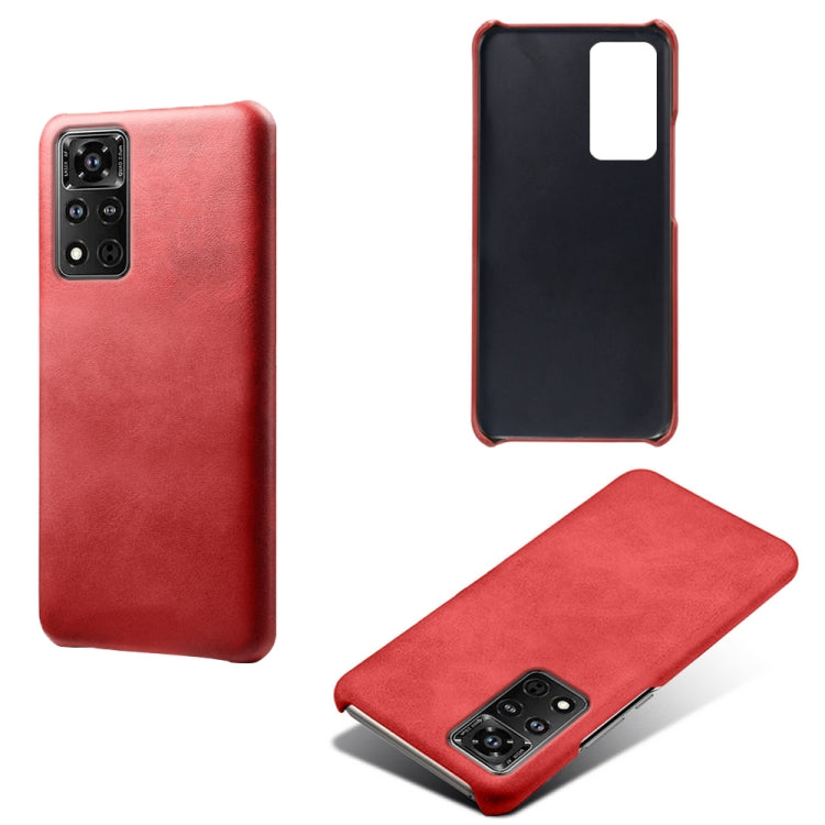 For Honor V40 5G Calf Texture PC + PU Phone Case