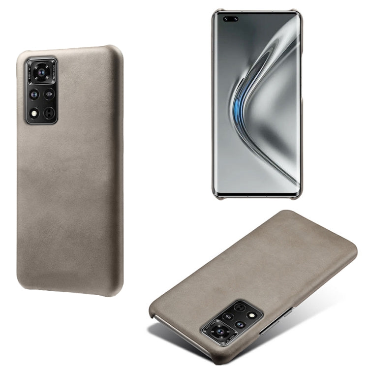 For Honor V40 5G Calf Texture PC + PU Phone Case