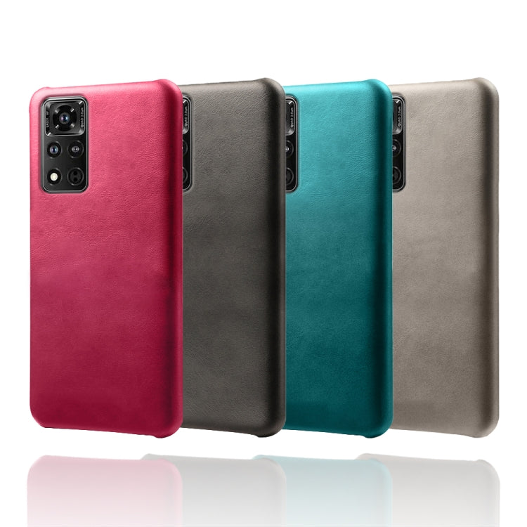 For Honor V40 5G Calf Texture PC + PU Phone Case