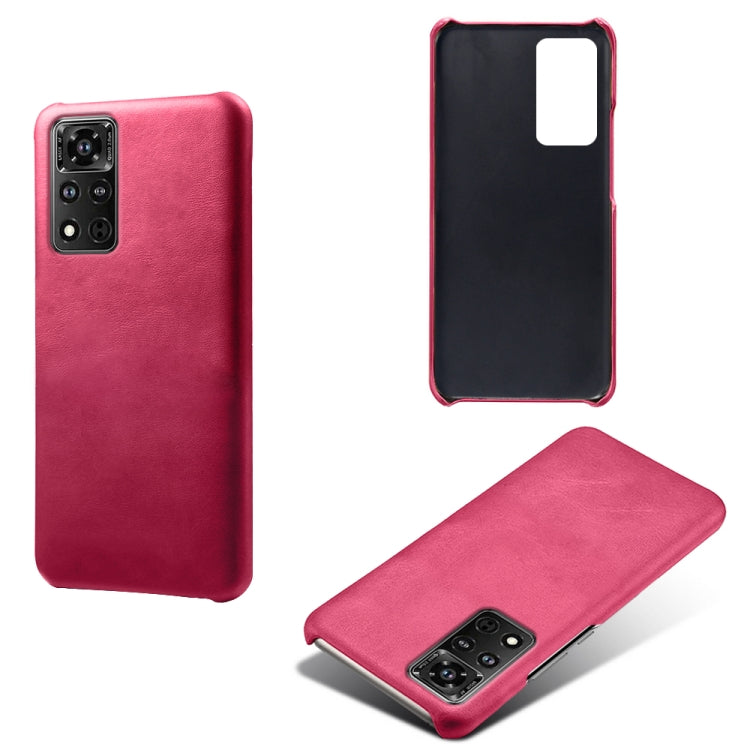 For Honor V40 5G Calf Texture PC + PU Phone Case
