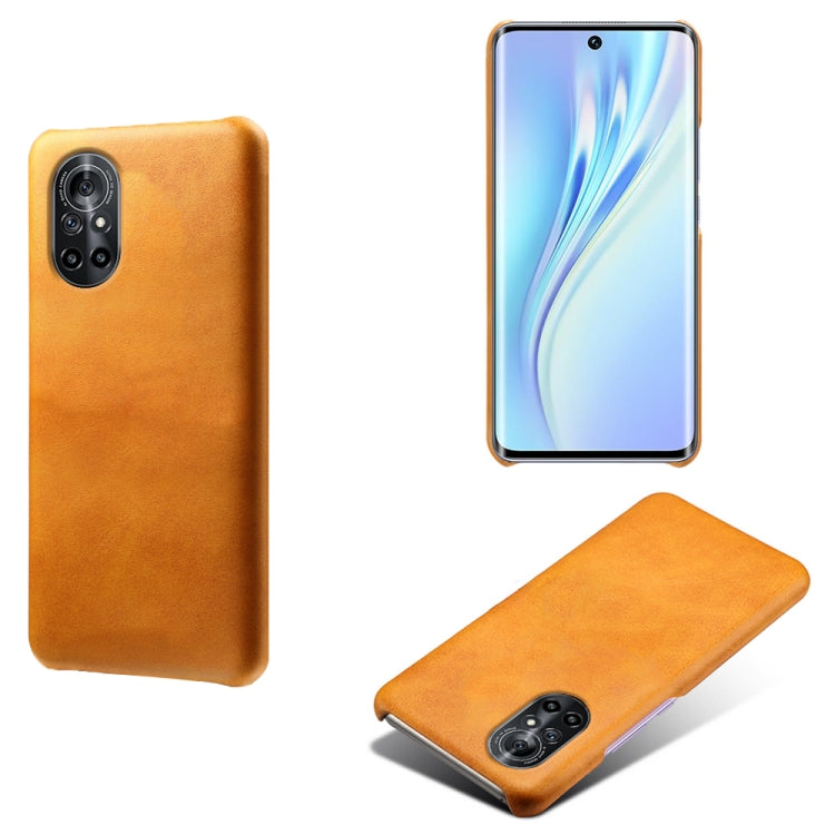 For Honor V40 Lite Calf Texture PC + PU Phone Case