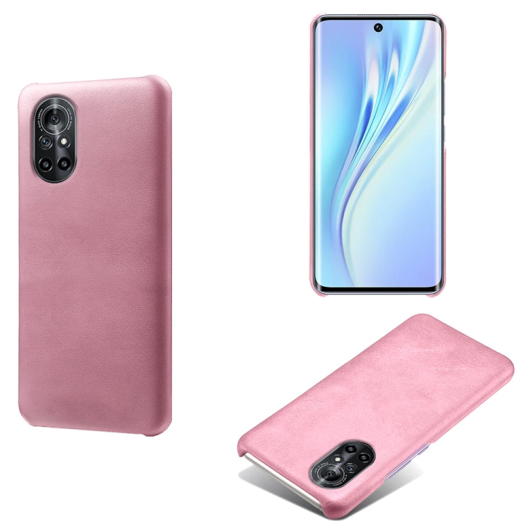 For Honor V40 Lite Calf Texture PC + PU Phone Case
