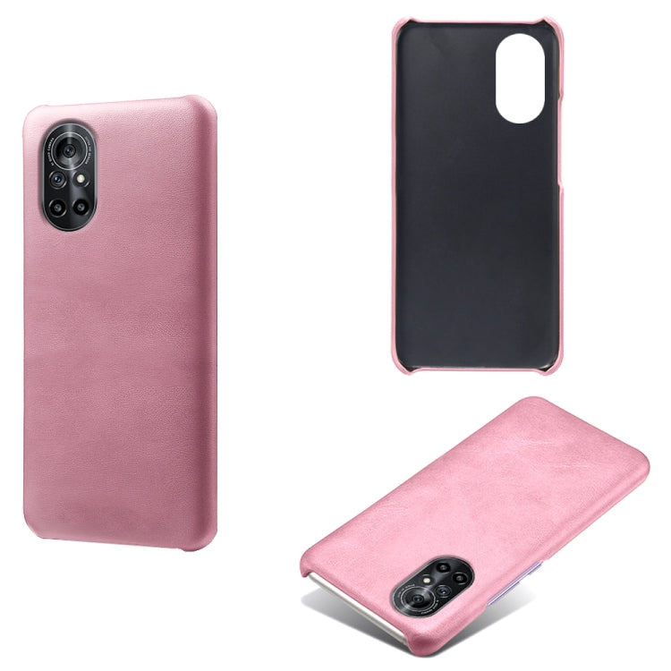 For Honor V40 Lite Calf Texture PC + PU Phone Case