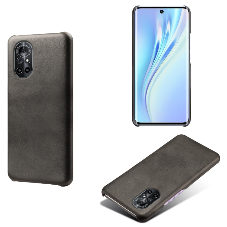 For Honor V40 Lite Calf Texture PC + PU Phone Case