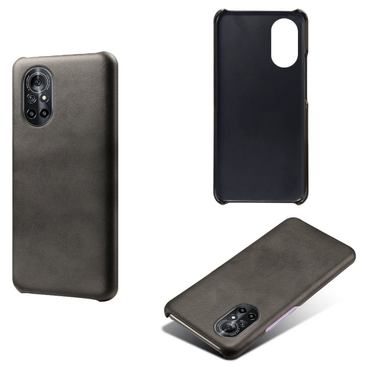 For Honor V40 Lite Calf Texture PC + PU Phone Case