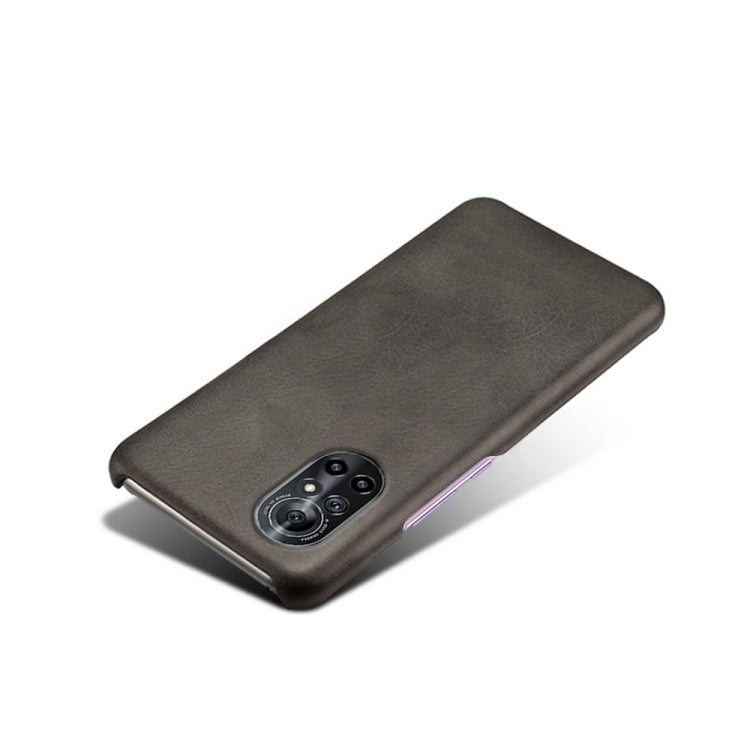 For Honor V40 Lite Calf Texture PC + PU Phone Case