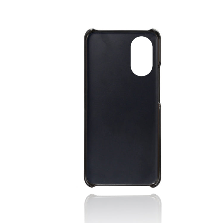 For Honor V40 Lite Calf Texture PC + PU Phone Case