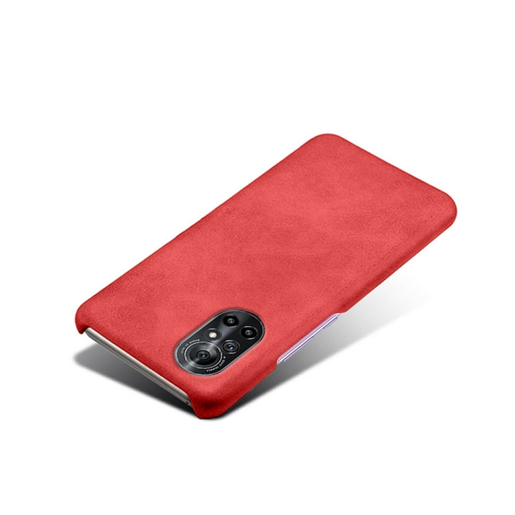 For Honor V40 Lite Calf Texture PC + PU Phone Case