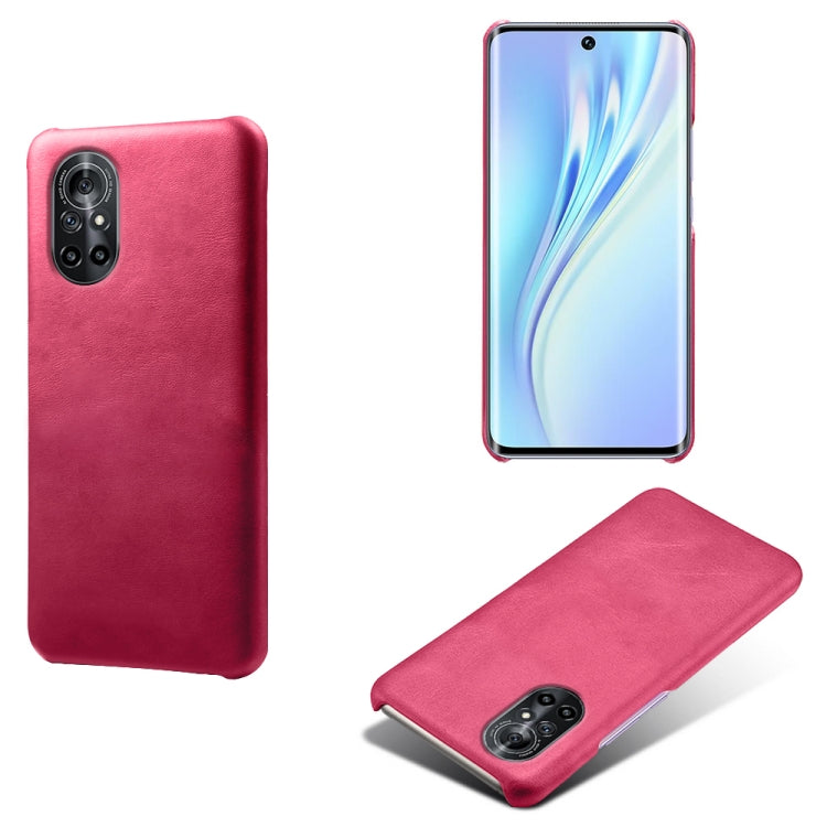 For Honor V40 Lite Calf Texture PC + PU Phone Case