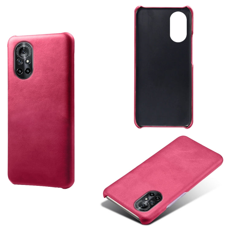 For Honor V40 Lite Calf Texture PC + PU Phone Case