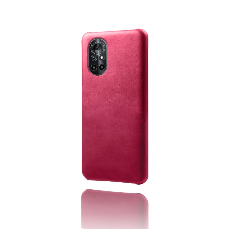 For Honor V40 Lite Calf Texture PC + PU Phone Case