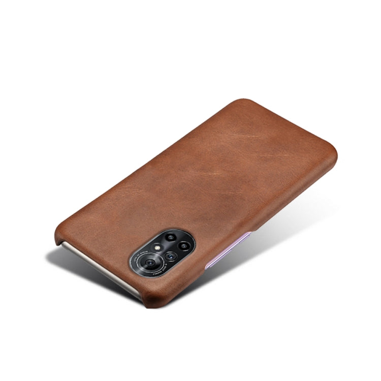 For Honor V40 Lite Calf Texture PC + PU Phone Case