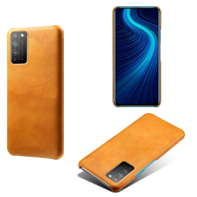 For Honor X10 5G Calf Texture PC + PU Phone Case