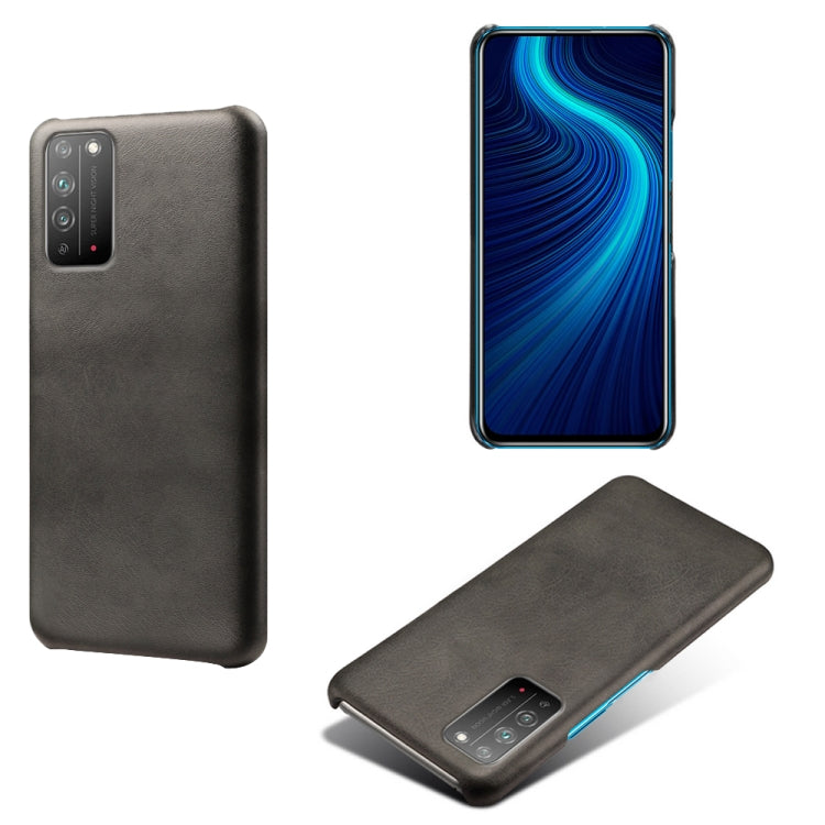 For Honor X10 5G Calf Texture PC + PU Phone Case