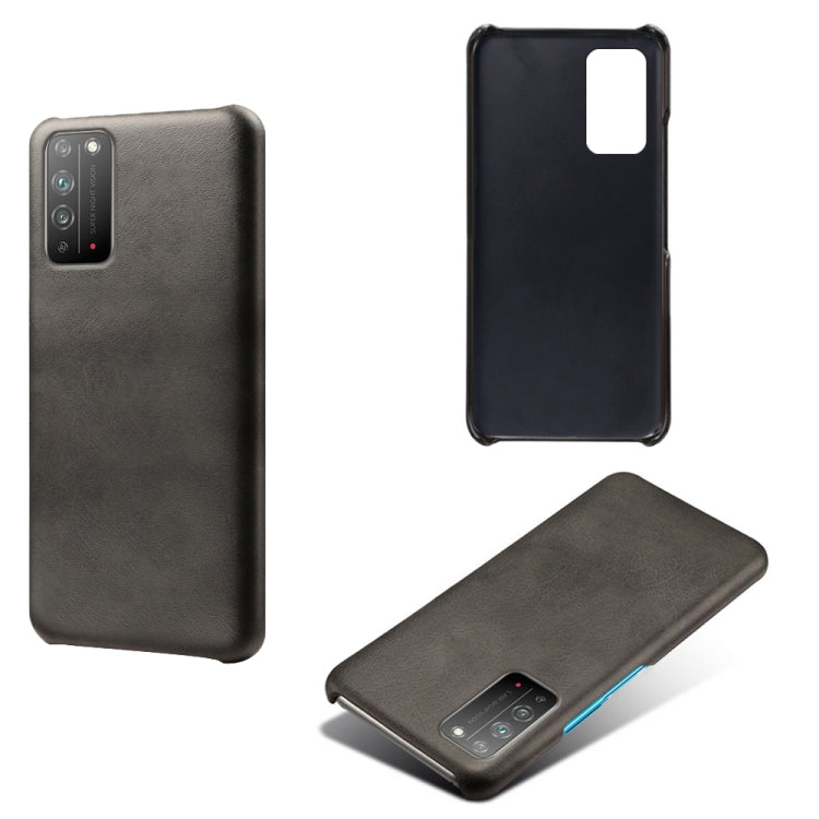 For Honor X10 5G Calf Texture PC + PU Phone Case