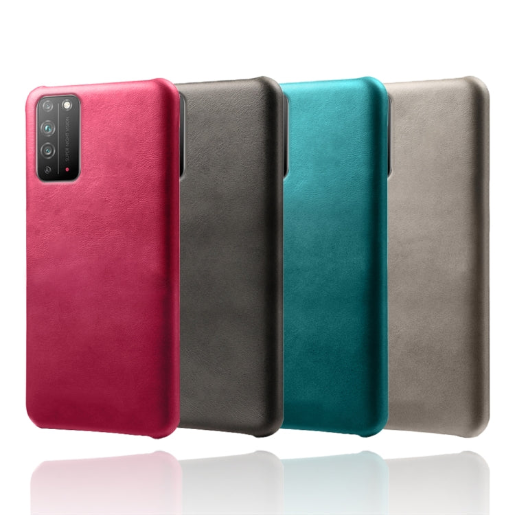 For Honor X10 5G Calf Texture PC + PU Phone Case