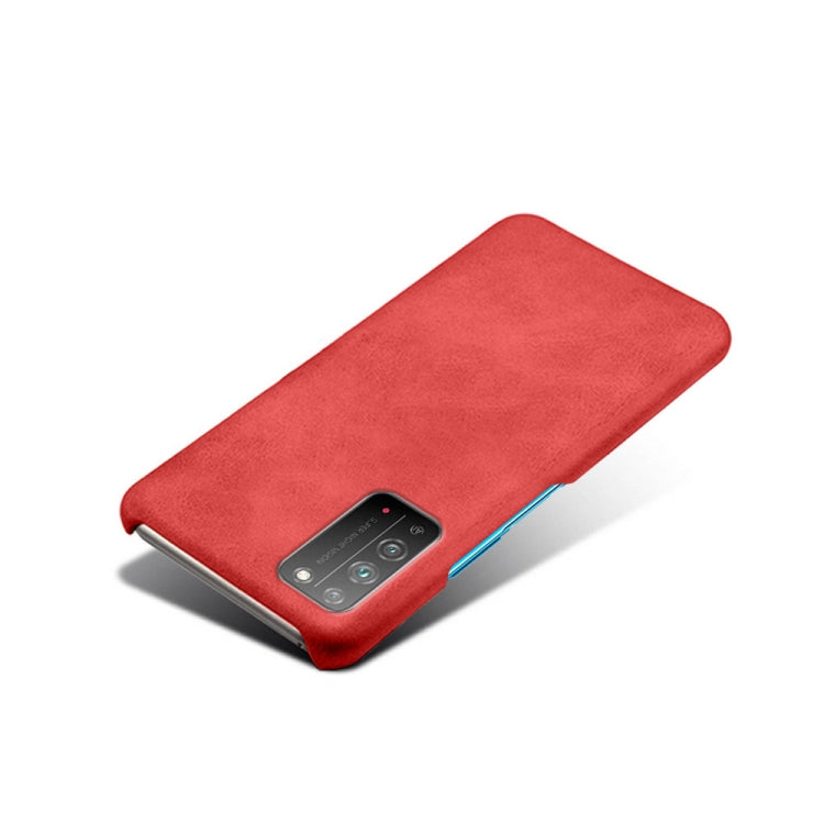 For Honor X10 5G Calf Texture PC + PU Phone Case