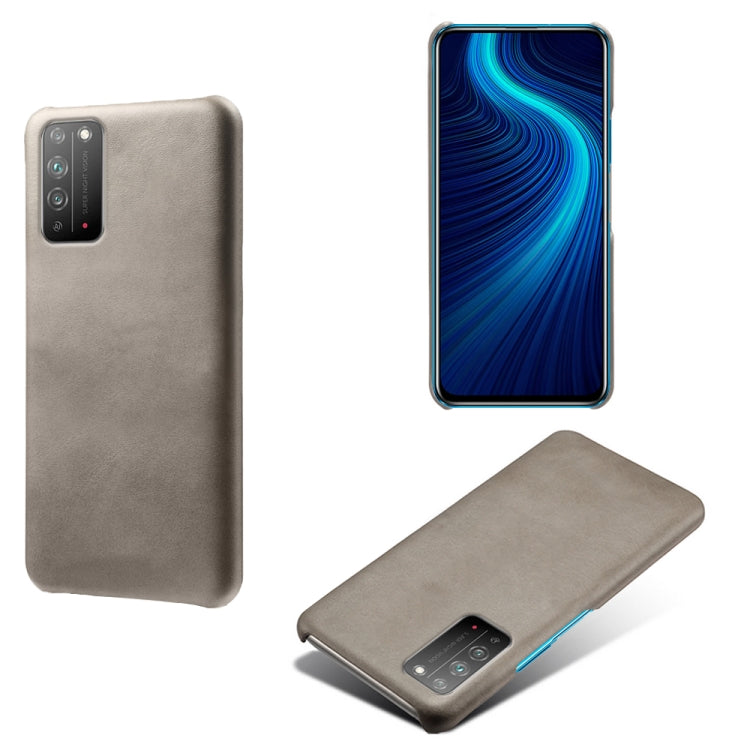For Honor X10 5G Calf Texture PC + PU Phone Case