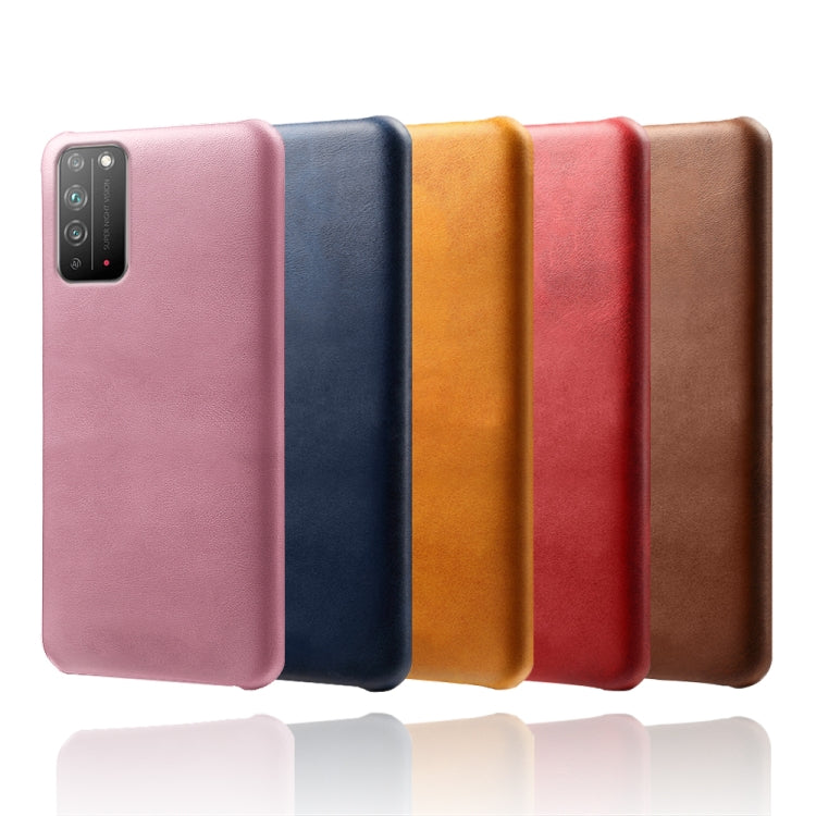 For Honor X10 5G Calf Texture PC + PU Phone Case