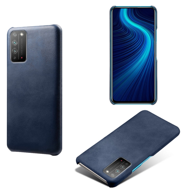 For Honor X10 5G Calf Texture PC + PU Phone Case