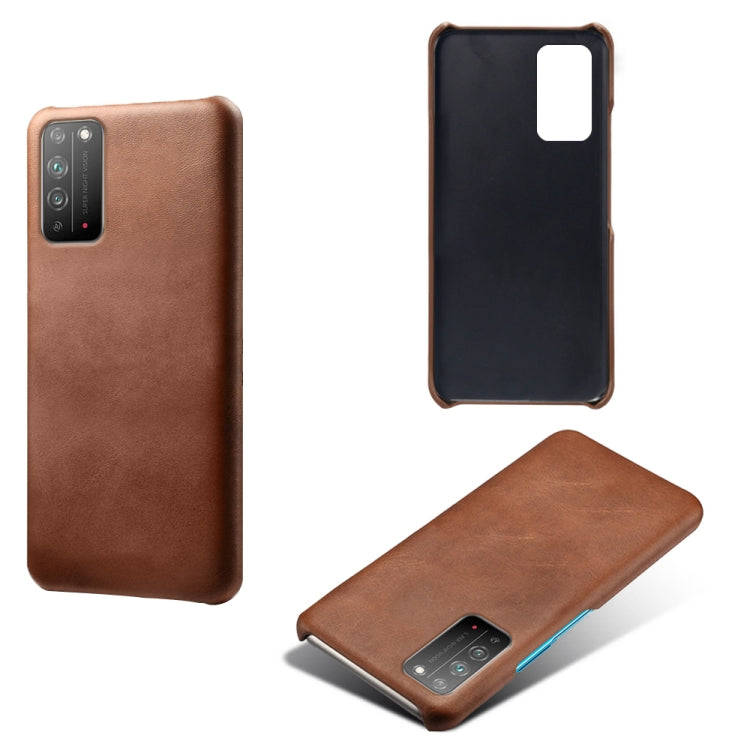 For Honor X10 5G Calf Texture PC + PU Phone Case