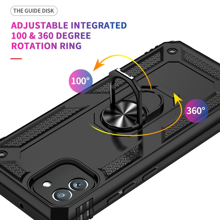 For Samsung Galaxy A03 164mm Version Shockproof TPU + PC Phone Case