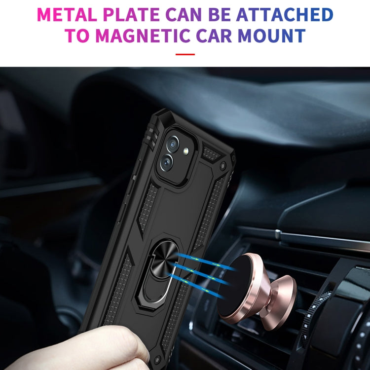 For Samsung Galaxy A03 164mm Version Shockproof TPU + PC Phone Case