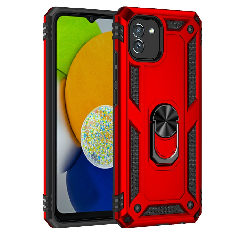 For Samsung Galaxy A03 164mm Version Shockproof TPU + PC Phone Case