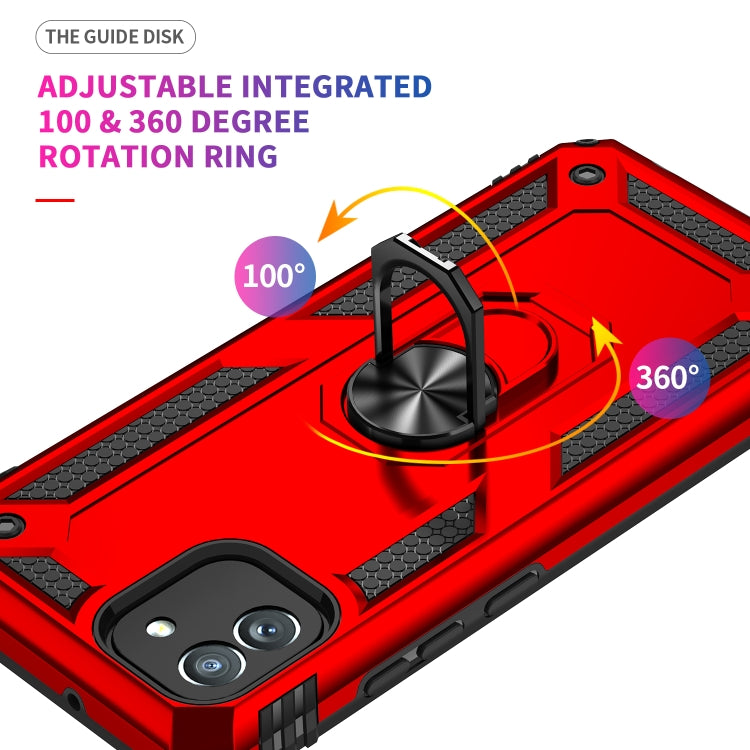 For Samsung Galaxy A03 164mm Version Shockproof TPU + PC Phone Case