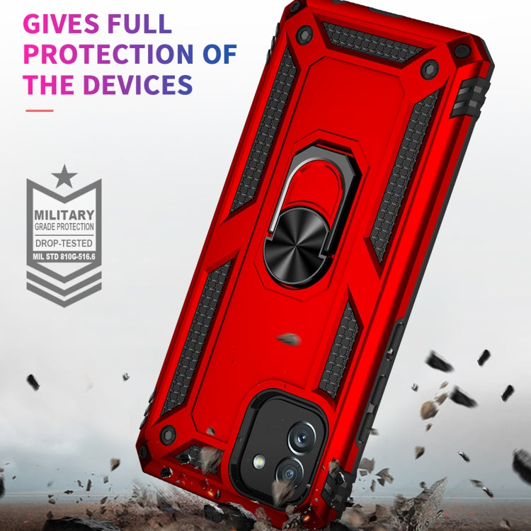 For Samsung Galaxy A03 164mm Version Shockproof TPU + PC Phone Case