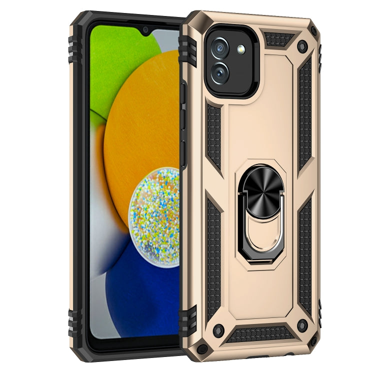 For Samsung Galaxy A03 164mm Version Shockproof TPU + PC Phone Case