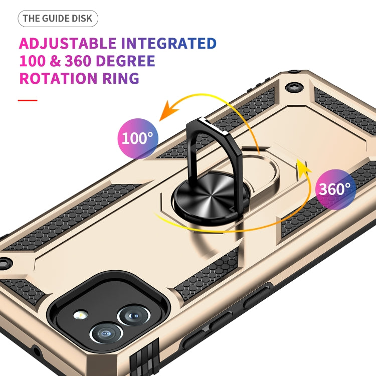 For Samsung Galaxy A03 164mm Version Shockproof TPU + PC Phone Case