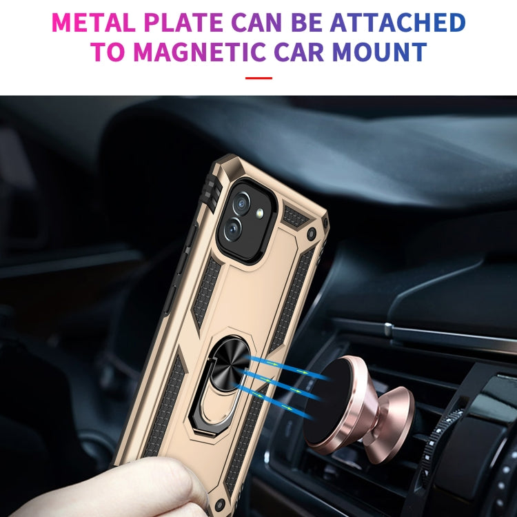 For Samsung Galaxy A03 164mm Version Shockproof TPU + PC Phone Case